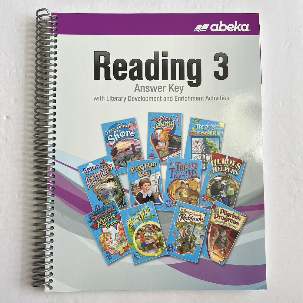 Abeka Reading 3 Answer Key Grade 3 Homeschool Curriculum Spiral Bound 2022